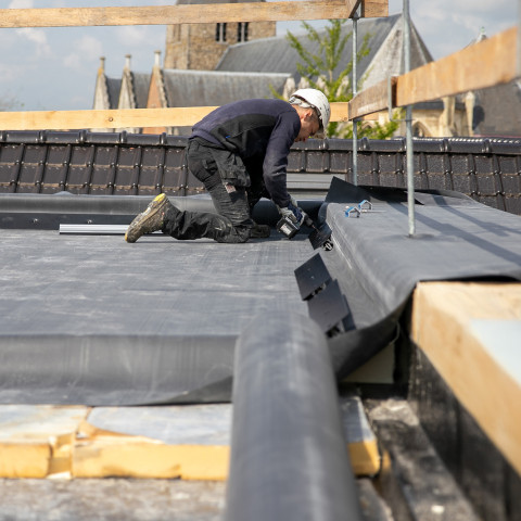 BossCover Circular System met herbruikte pur isolatie